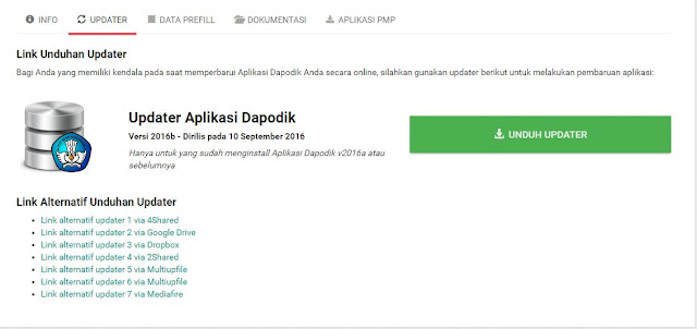 Download Aplikasi Dapodik dan PMP Versi Terbaru